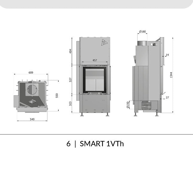 HAJDUK SMART 1VTH Semineu pe lemne HAJDUK SMART 1VTH Semineu pe lemne