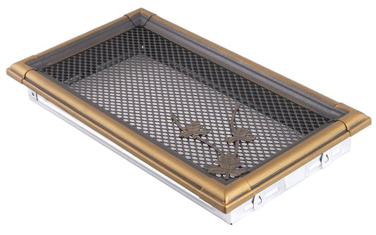 Grila semineu RETRO 16 x 32 Auriu patinat