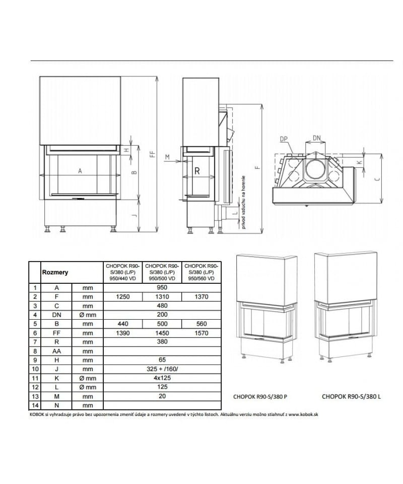 Semineu Cu Acumulare KOBOK Model Chopok R90 S/380 VD 830/450 18 KW Semineu Cu Acumulare KOBOK Model Chopok R90 S/380 VD 830/450 18 KW
