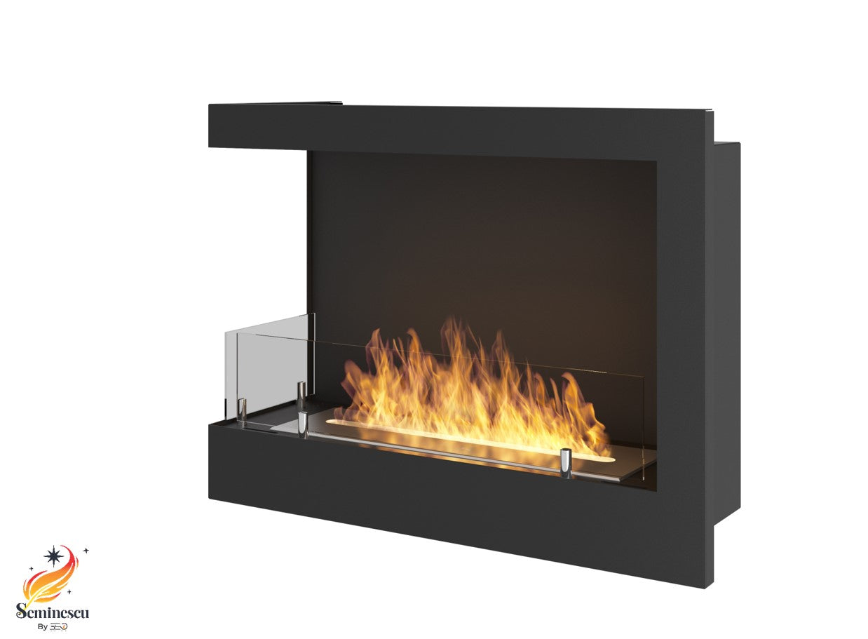 Semineu Bioetanol Simplefire Corner 600 St/Dr Semineu Bioetanol Simplefire Corner 600 St/Dr