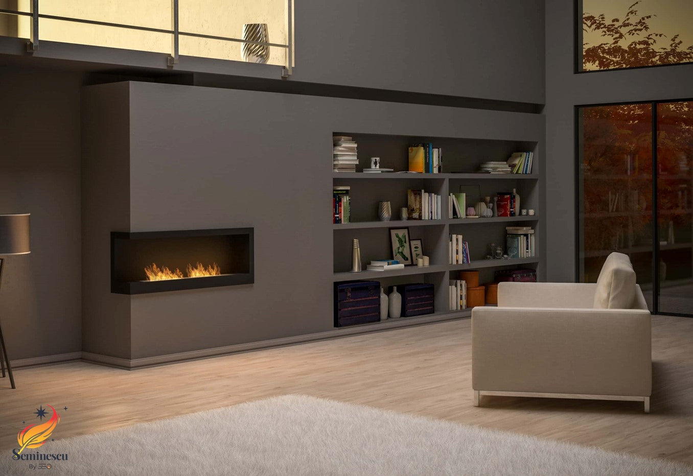 Semineu Bioetanol Simplefire FireBox 1200 Semineu Bioetanol Simplefire FireBox 1200