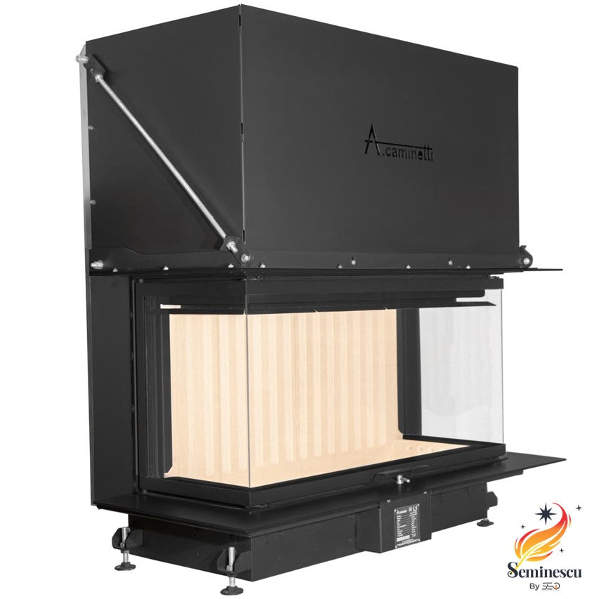 Semineu pe Lemne A-Caminetti CRYSTAL 110 MAX Semineu pe Lemne A-Caminetti CRYSTAL 110 MAX
