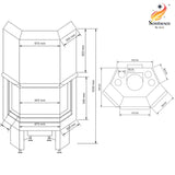 Semineu pe Lemne Prizma 990 Semineu pe Lemne Prizma 990