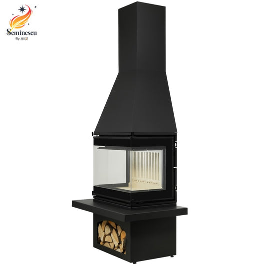 Semineu pe Lemne A-Caminetti Mediterranean C65