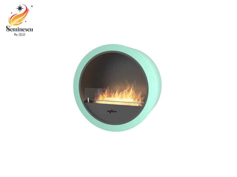 Semineu cu Bioetanol Infire Incyrcle Wall diametru 70 cm Semineu cu Bioetanol Infire Incyrcle Wall diametru 70 cm
