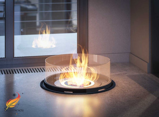 Semineu cu bioetanol INFIRE INROUND diametru 80 cm