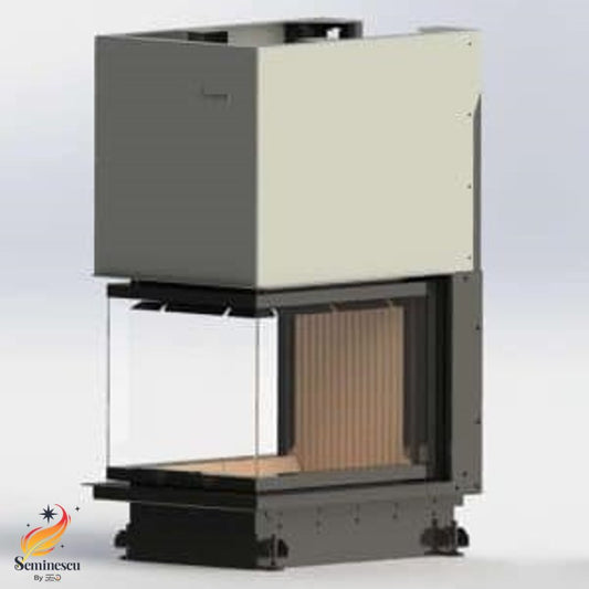 Semineu pe Lemne A-Caminetti CRYSTAL 3D 50/60 ECO