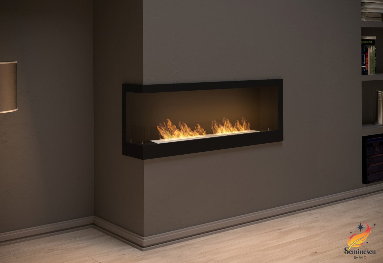 Semineu cu Bioetanol Simplefire Corner 1200 L/R Semineu cu Bioetanol Simplefire Corner 1200 L/R