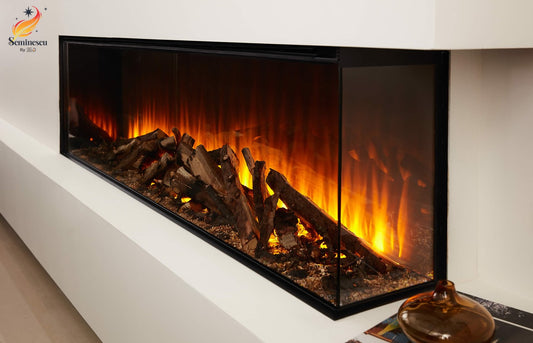 Semineu electric New Forest 1600 Deluxe Real Logs