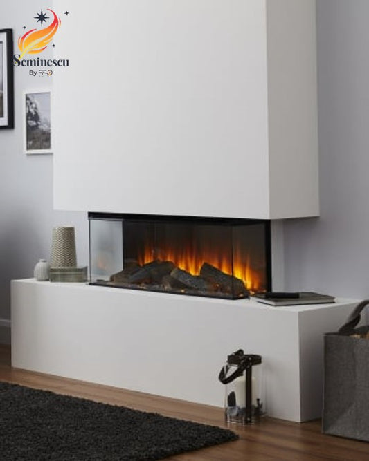 Semineu electric New Forest 870 Deluxe Real Logs
