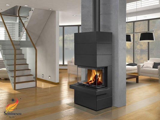 Romotop Semineu metalic CARA C03