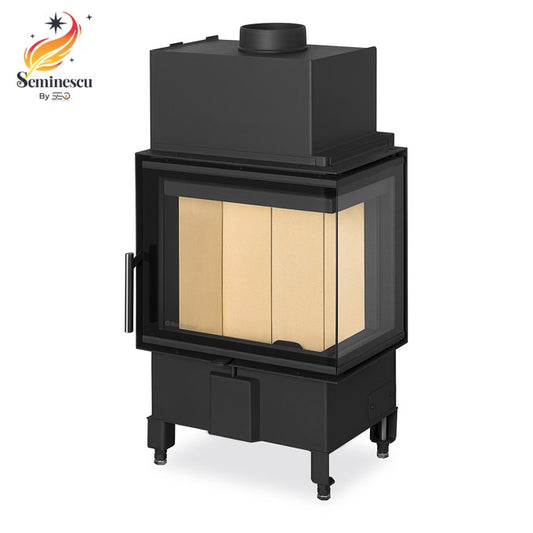 Romotop Semineu pe lemne pe colt HEAT HR2SV 50×44