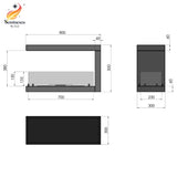 Semineu bioetanol Infire INSIDE U 800 Semineu bioetanol Infire INSIDE U 800