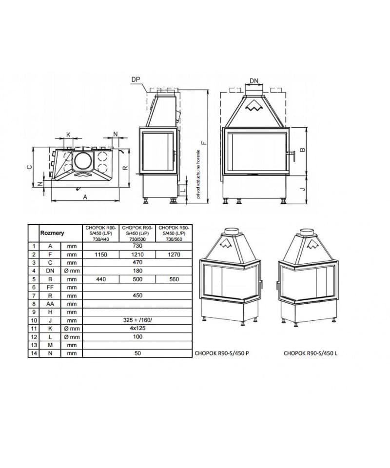 Semineu Cu Acumulare KOBOK Model Chopok R90 S450 LP 450/450 9KW Semineu Cu Acumulare KOBOK Model Chopok R90 S450 LP 450/450 9KW