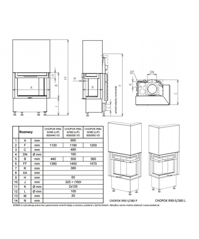 Semineu Cu Acumulare KOBOK Model Chopok R90 S/380 VD 600/450 12 KW Semineu Cu Acumulare KOBOK Model Chopok R90 S/380 VD 600/450 12 KW