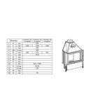 Semineu Cu Acumulare Kobok Chopok L 90 LD 900/450 Putere Maxima 16 KW Semineu Cu Acumulare Kobok Chopok L 90 LD 900/450 Putere Maxima 16 KW