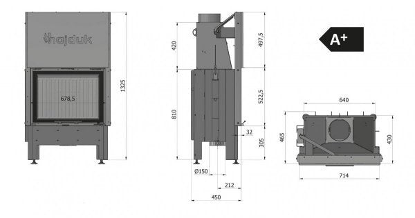Focar Hajduk VOLCANO 1VTh-S (slim)