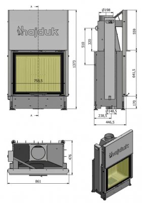Focar Hajduk Volcano STH
