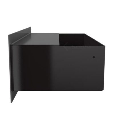 Grila semineu LUFT 9 cm x 100 cm negru alb