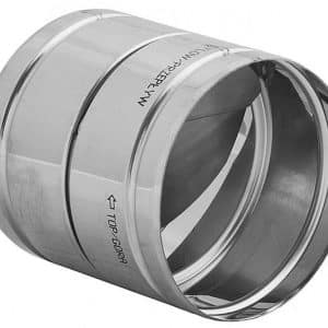 Clapeta Antiretur Protectie Ventilatie 125mm Zinc