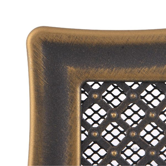 Grila semineu DECO 16 x 45cm Auriu Patinat