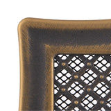 Grila Semineu DECO 16 X 16cm Auriu Patinat