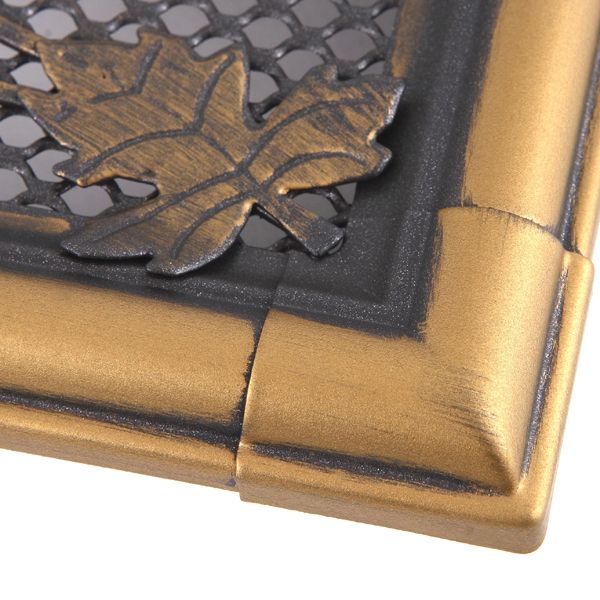 Grila semineu RETRO 16 x 45cm Auriu Patinat