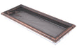 Grila semineu RETRO 16 x 45cm Cupru Patinat