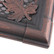 Grila semineu jaluzea RETRO 16 x 16cm Cupru Patinat
