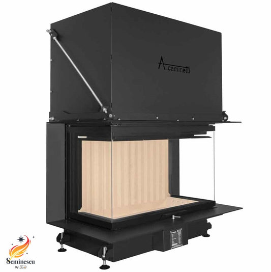Semineu pe Lemne A-Caminetti CRYSTAL 90 MAX