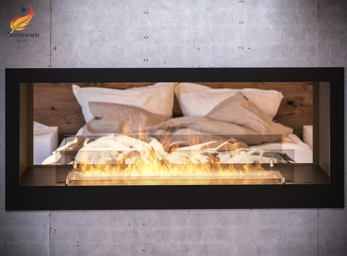 Semineu cu bioetanol Infire 2SIDE 1200