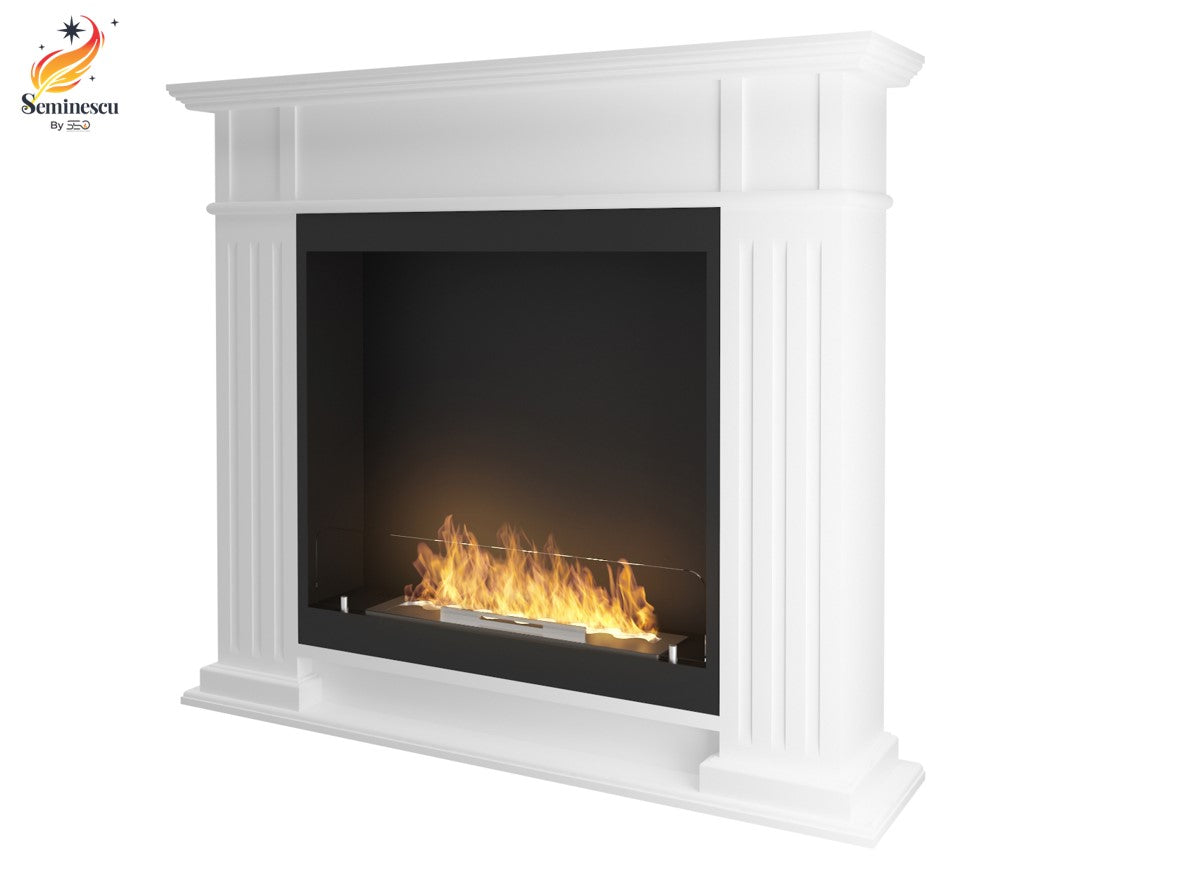 Semineu Bioetanol Infire Inportal 1 Alb