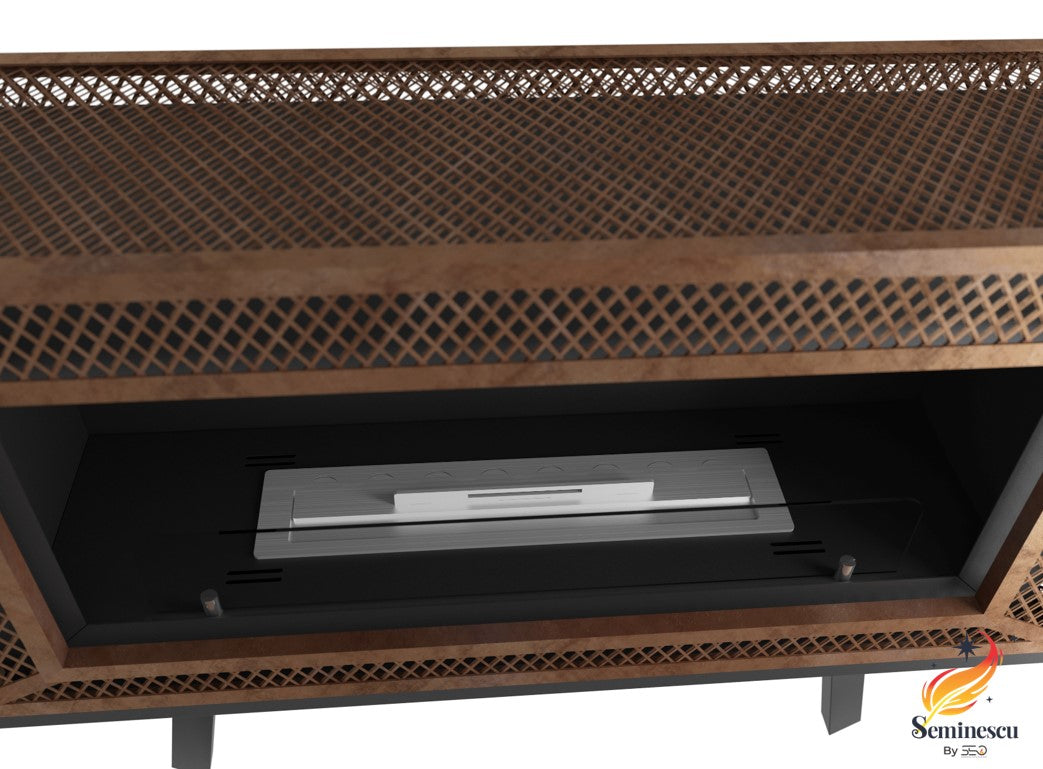 Semineu cu Bioetanol Infire Industrial 1000