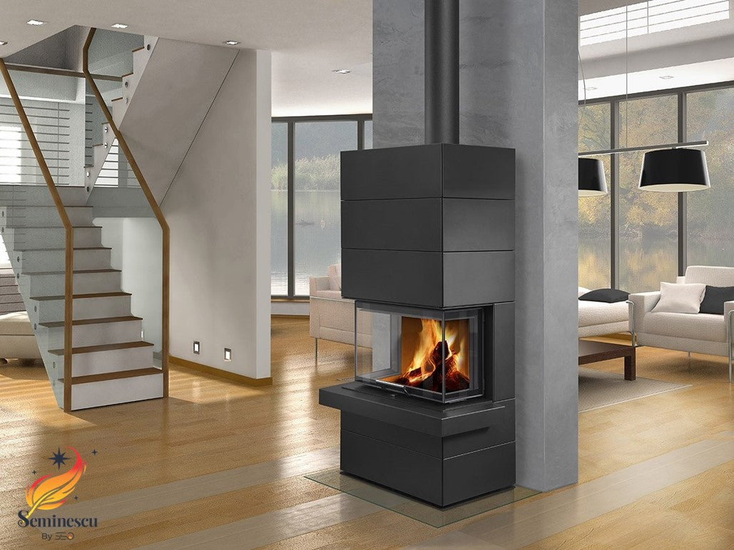 Romotop Semineu metalic CARA C03