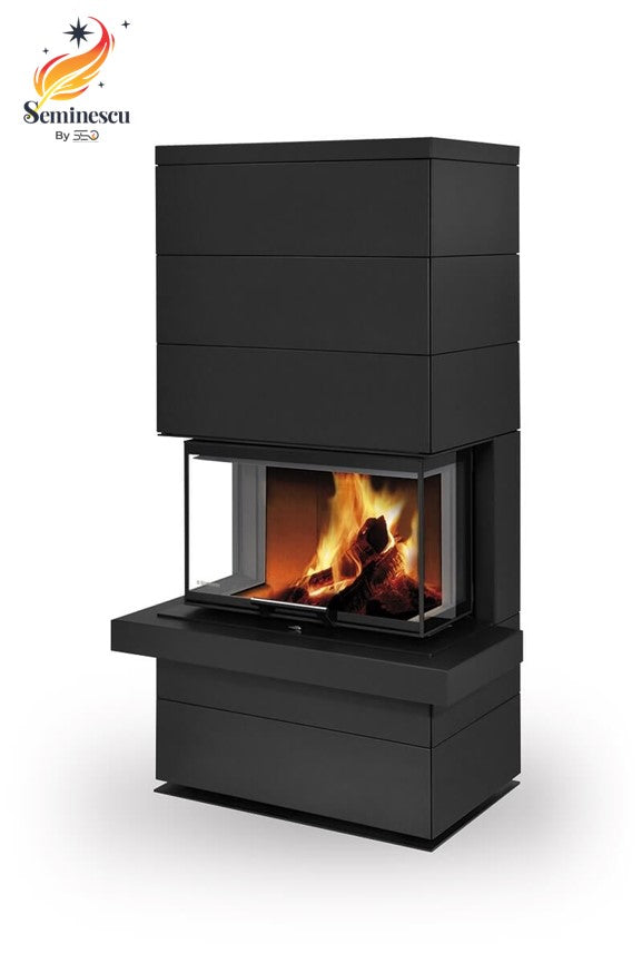 Romotop Semineu metalic CARA C03