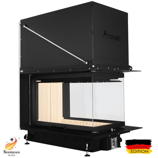 Semineu pe Lemne A-Caminetti CRYSTAL 3D MAX