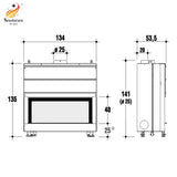 Semineu pe Lemne Caminetti Montegrappa CM Serie Light 06