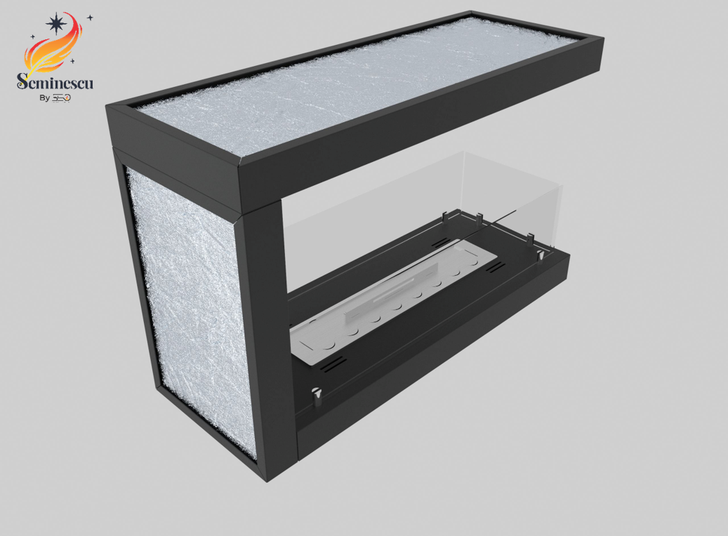 Semineu bioetanol Infire INSIDE U 800