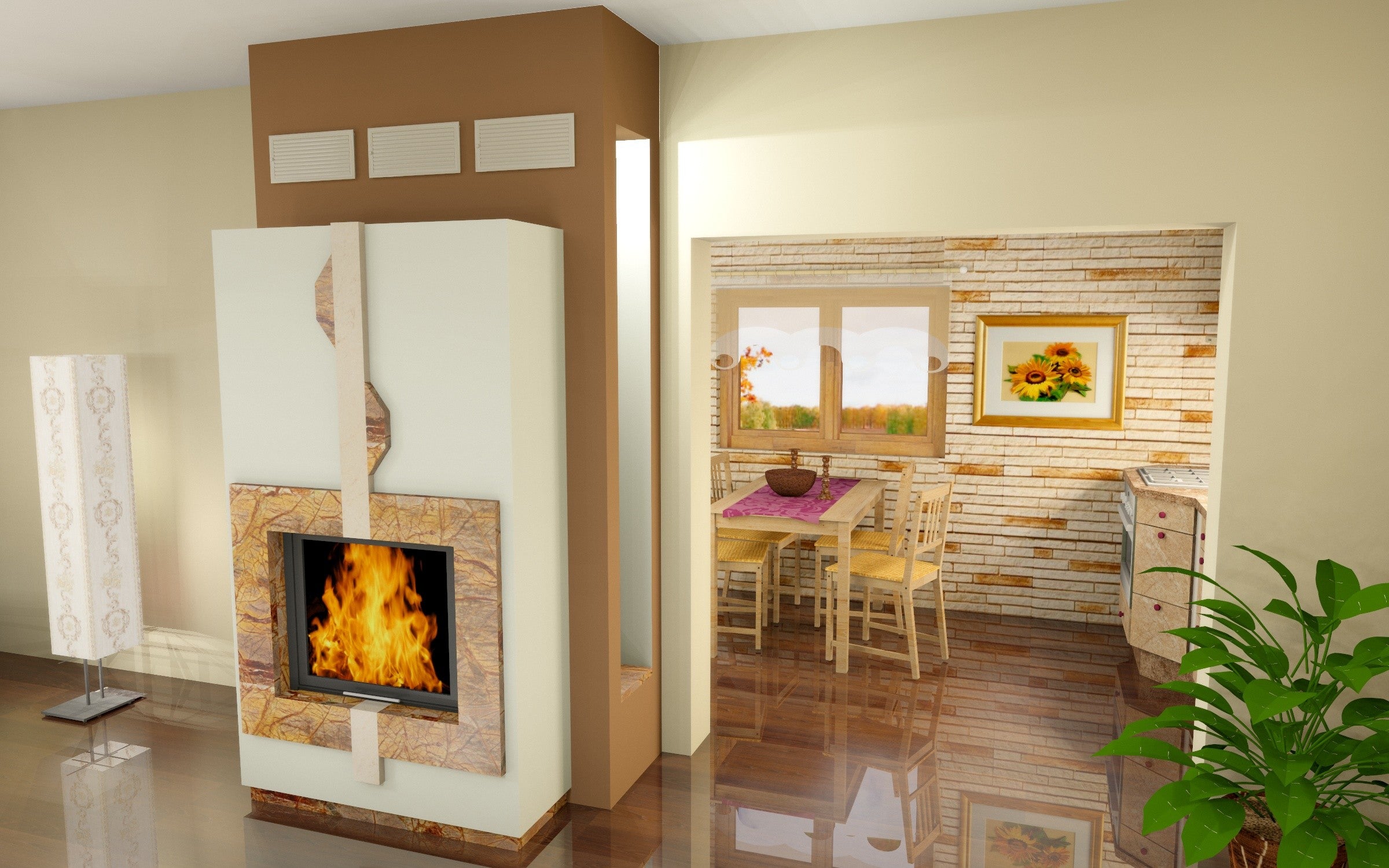 HAJDUK SMART 1VTH Semineu pe lemne