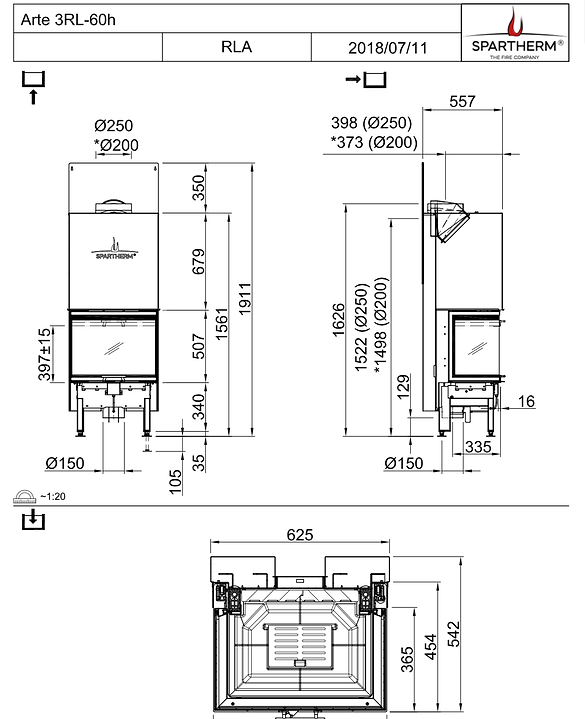 Spartherm Arte 3RL-60h