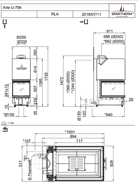 Spartherm Arte U-70h