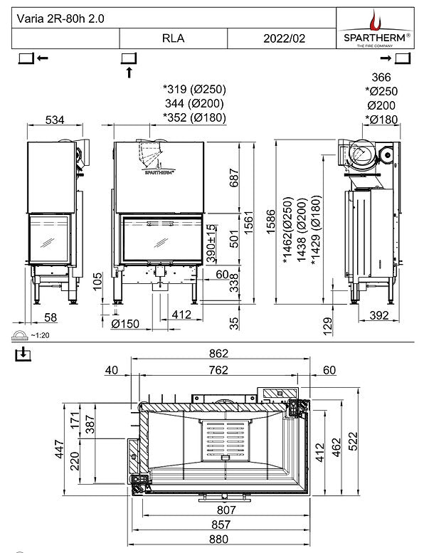 Spartherm Varia 2R-80h